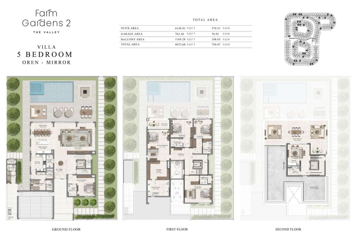 5 Bedroom, Oren-Mirror